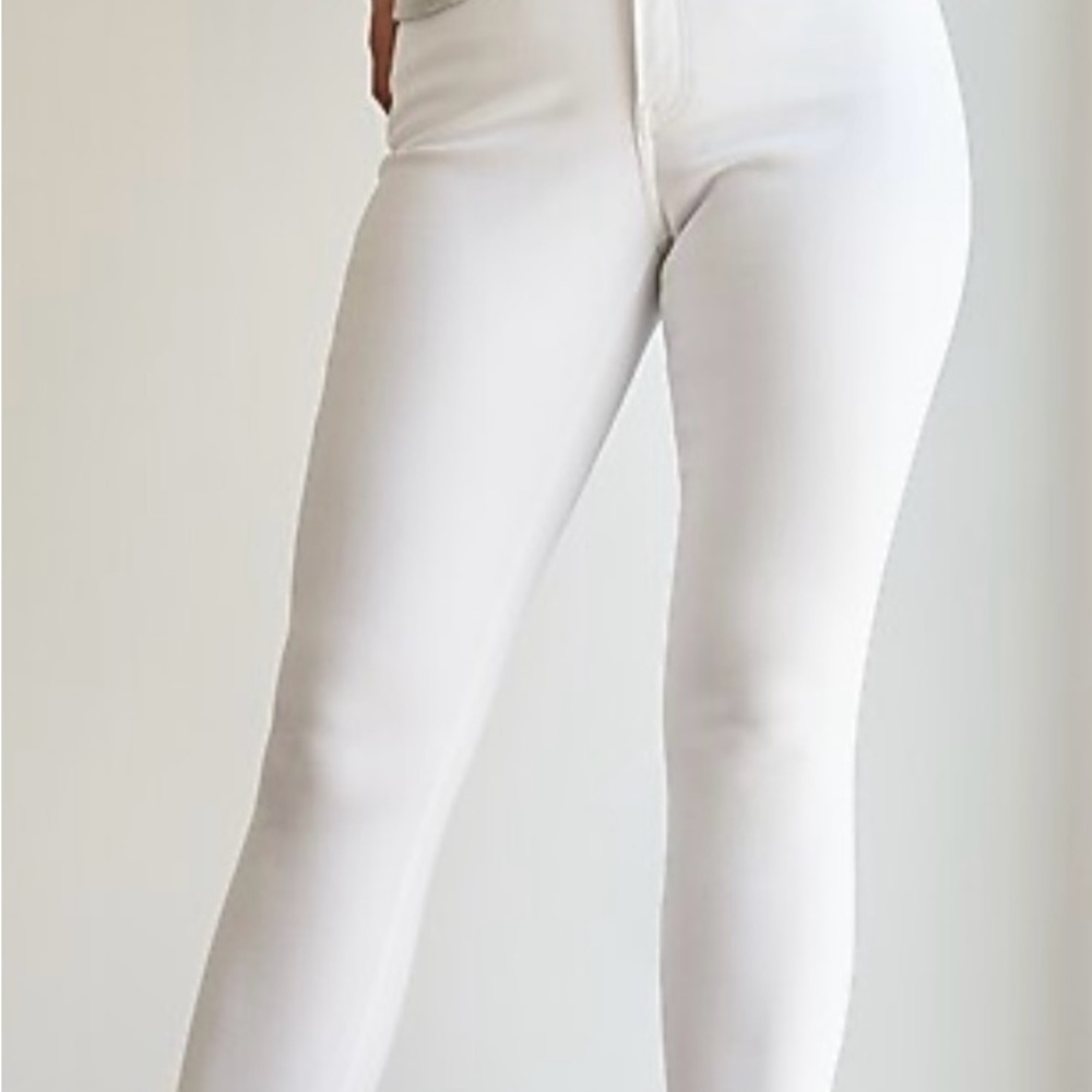 Express White Skinny Jeans Sleek Fit